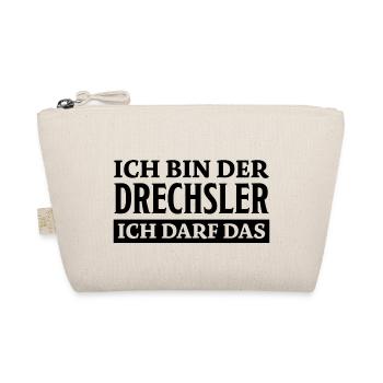 Drechsler Spruch Job Lustiges Drechsler Geschenk - Bio-Täschchen - Natur - Vorne