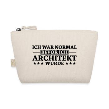 Architekt Spruch Architektur Architekt Geschenk - Bio-Täschchen - Natur - Vorne