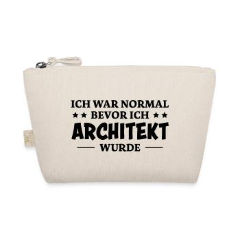 Architekt Spruch Architektur Architekt Geschenk - Bio-Täschchen - Natur - Vorne