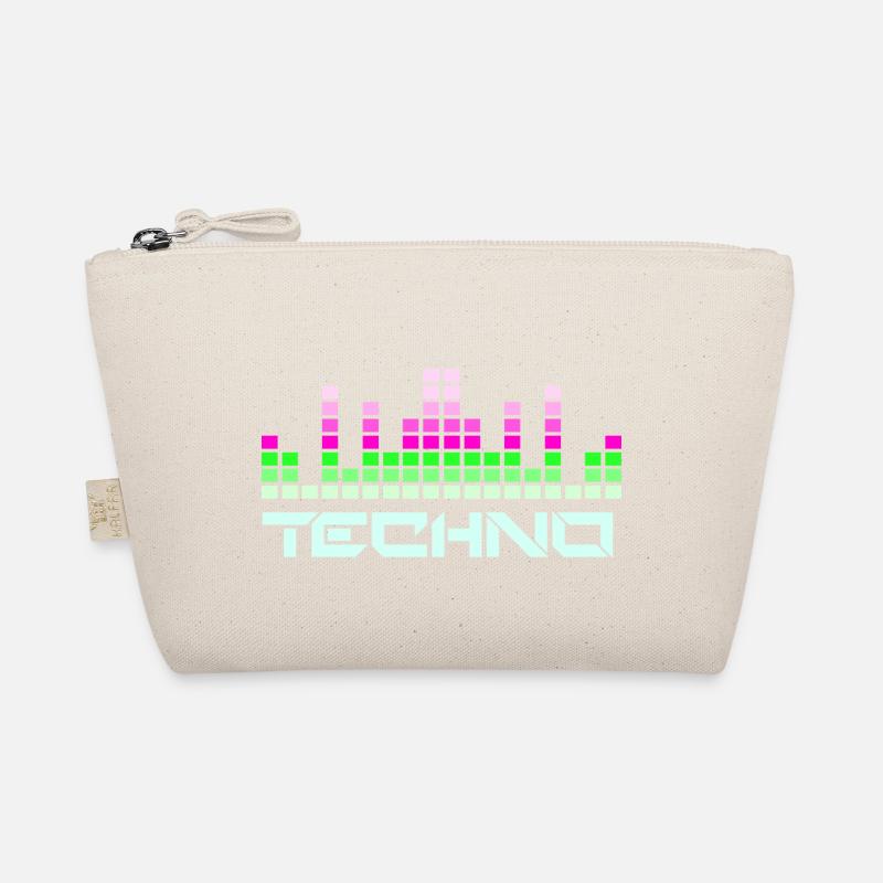 Techno-Musik - Bio-Täschchen - Natur