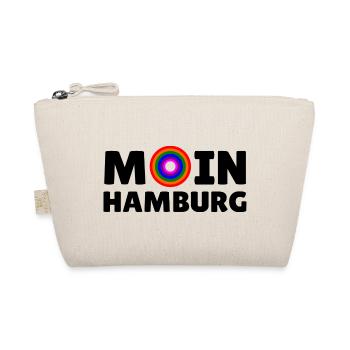Moin Hamburg Regenbogen - Bio-Täschchen - Natur - Vorne