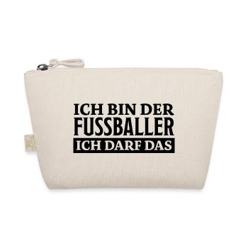 Fußballer Spruch Tor Lustiges Fussballer Geschenk - Bio-Täschchen - Natur - Vorne