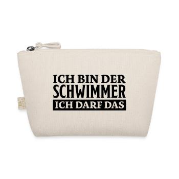 Schwimmer Spruch Sport Lustiges Schwimmer Geschenk - Bio-Täschchen - Natur - Vorne