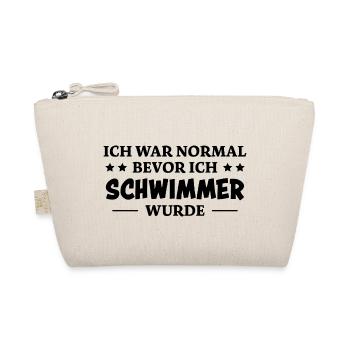 Schwimmer Spruch Sport Lustiges Schwimmer Geschenk - Bio-Täschchen - Natur - Vorne