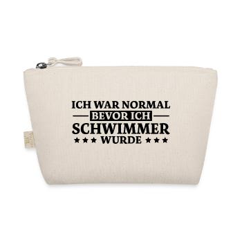 Schwimmer Spruch Sport Lustiges Schwimmer Geschenk - Bio-Täschchen - Natur - Vorne