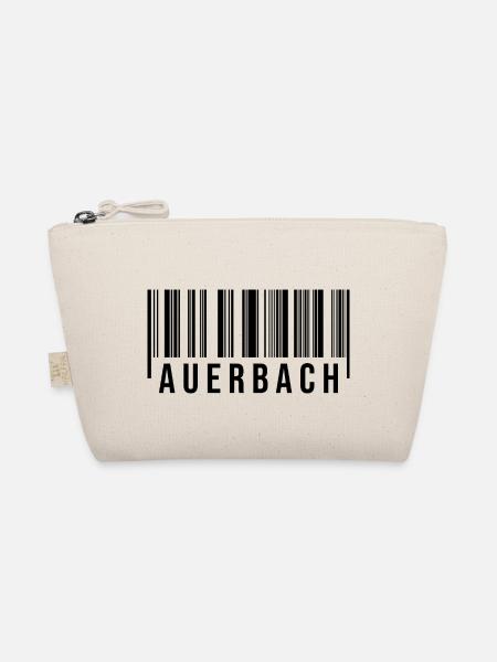Erzgebirge Strichcode Auerbach - Bio-Täschchen - Natur