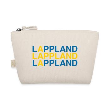 LAPPLAND Sverige Sweden Schweden Flagge - Bio-Täschchen - Natur - Vorne