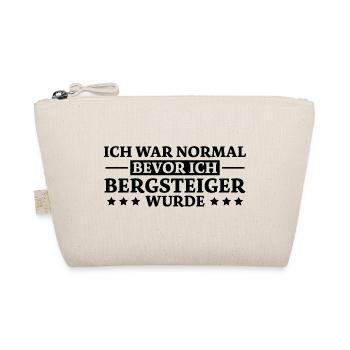 Bergsteiger Spruch Lustiges Bergsteiger Geschenk - Bio-Täschchen - Natur - Vorne