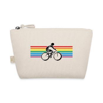 Radfahrer - Bio-Täschchen - Natur - Vorne