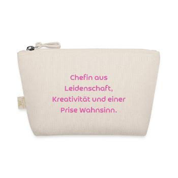 Chefin aus Leidenschaft, Kreativität und... - Bio-Täschchen - Natur - Vorne