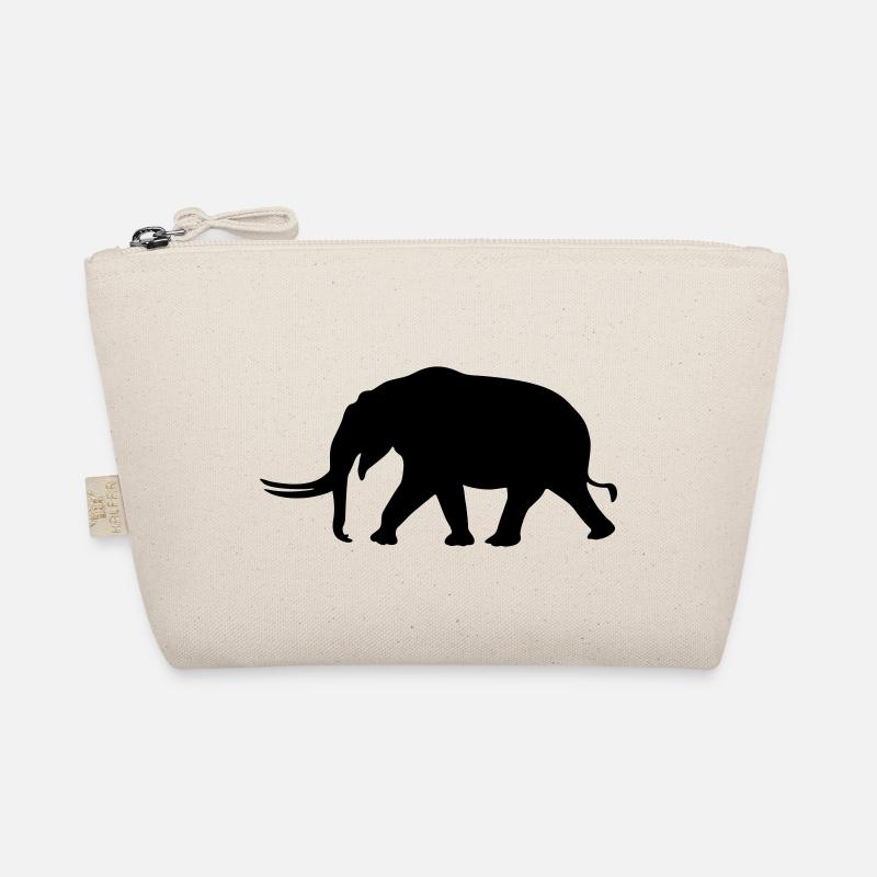 mammut elefant - Bio-Täschchen - Natur
