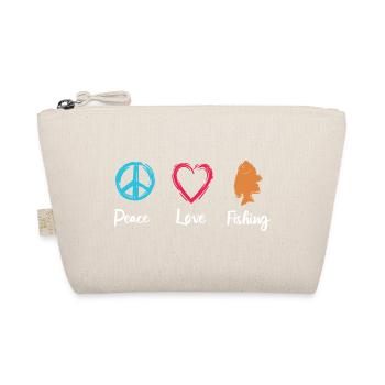 Peace Love Fishing - Organic Pouch - nature - Front