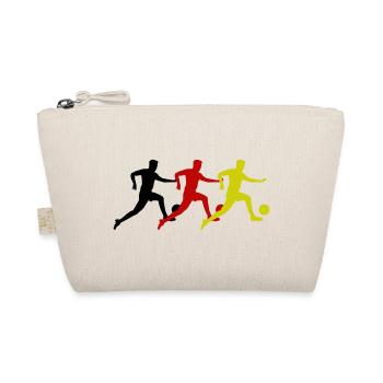Football Player Germany - Organic Pouch - nature - Front