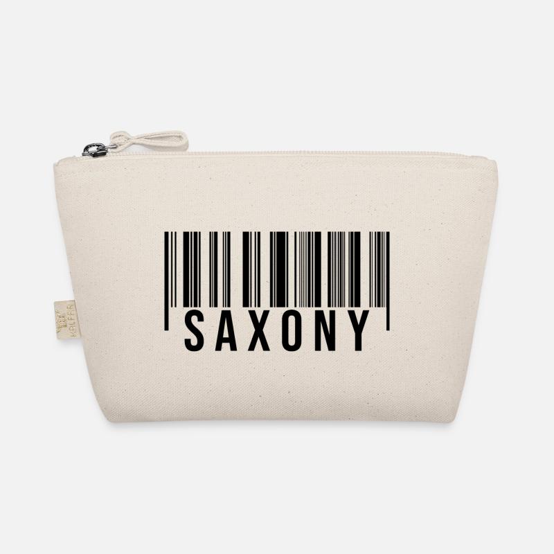 Saxony Barcode - Organic Pouch - nature