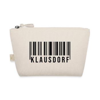Klausdorf Strichcode - Bio-Täschchen - Natur - Vorne