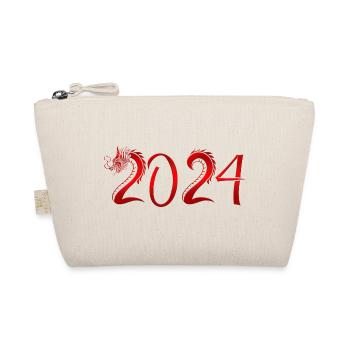 Chinese New Year Dragon China Asian I Gift - Organic Pouch - nature - Front
