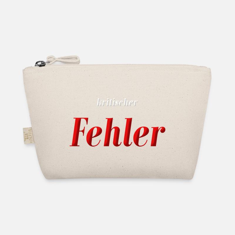 kritischer Fehler - Bio-Täschchen - Natur