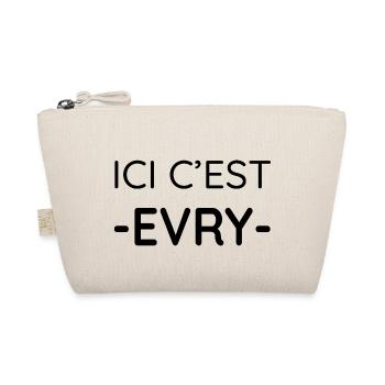 Ici c'est Evry (noir) - Trousse biologique - nature - Devant