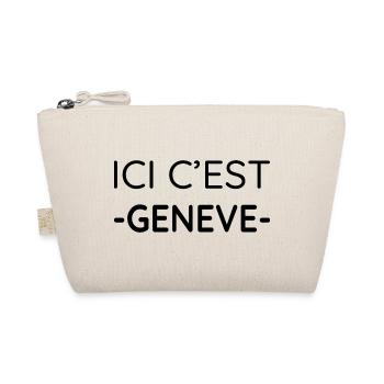 Ici c'est Genève (noir) - Trousse biologique - nature - Devant