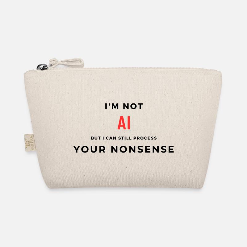 AI processing nonsense Organic Pouch