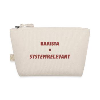 Barista Kaffee Shirt Geschenk - Bio-Täschchen - Natur - Vorne