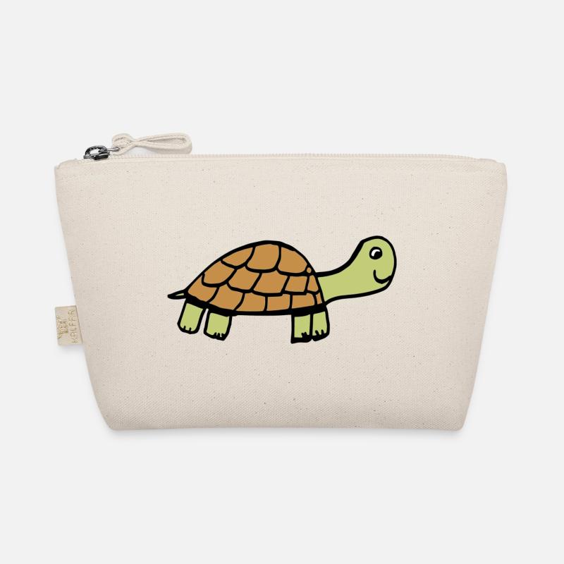 Schildkröte - Bio-Täschchen - Natur