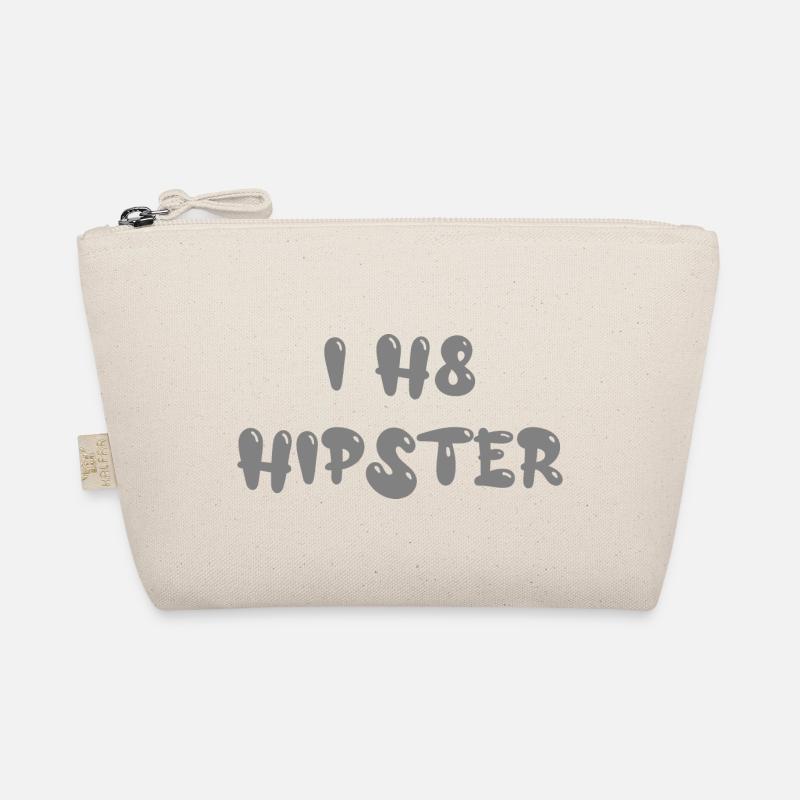 I H8 hipster Organic Pouch