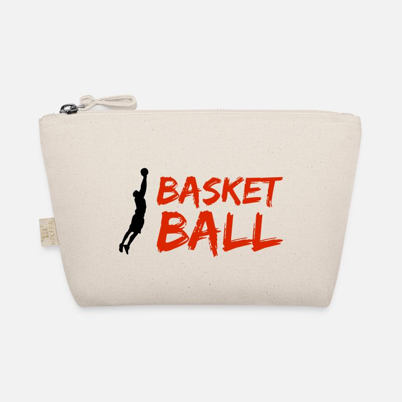 basketballer silhouette Bio-Täschchen