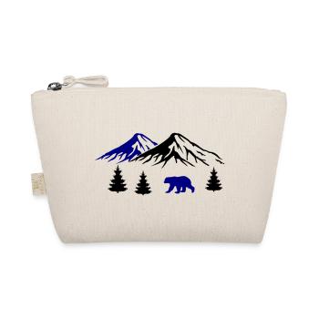 mountains, bear, nature - Organic Pouch - nature - Front