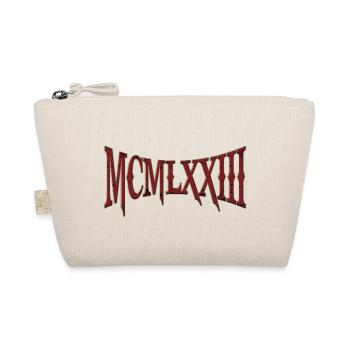 MCMLXXIII 1973 50th Birthday B-Day Birthday Gift - Organic Pouch - nature - Front