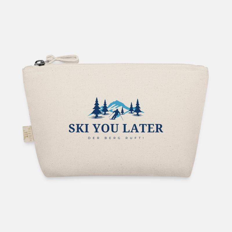 SKI YOU LATER. DER BERG RUFT! - Bio-Täschchen - Natur