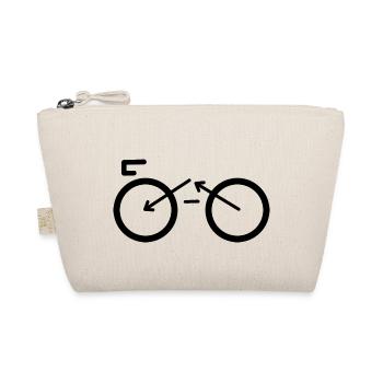 Bike Shapes - Organic Pouch - nature - Front