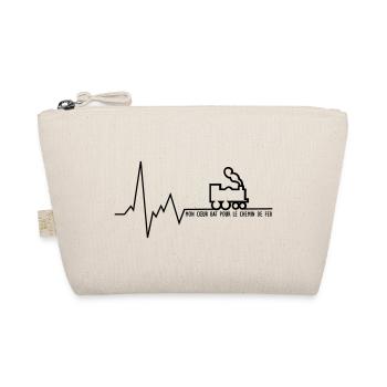 Mon cœur bat pour le chemin de fer - Trousse biologique - nature - Devant
