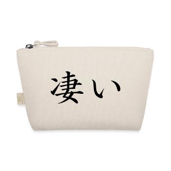 great - japanese language - Organic Pouch - nature - Front