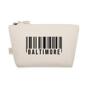 Baltimore Strichcode - Bio-Täschchen - Natur - Vorne