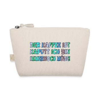 Bday Love Christmas Coffee Statement Cool - Organic Pouch - nature - Front