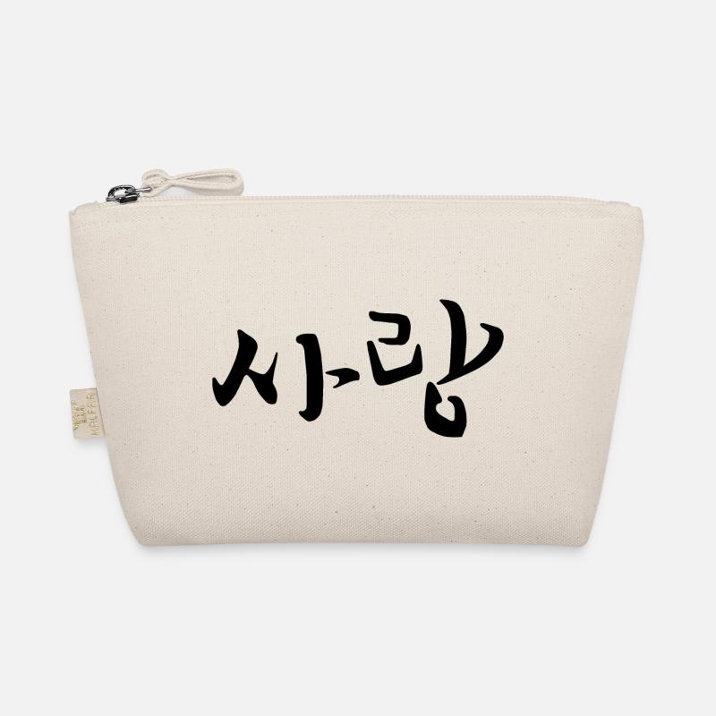 Liebe - koreanisch Bio-Täschchen