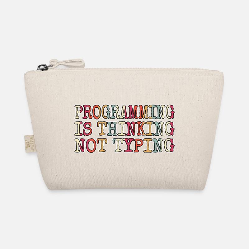 encrypt hack out hacking and free wifi - Organic Pouch - nature
