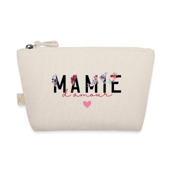 Mamie d’amour fleurs- idée cadeau mamie - Trousse biologique - nature - Devant