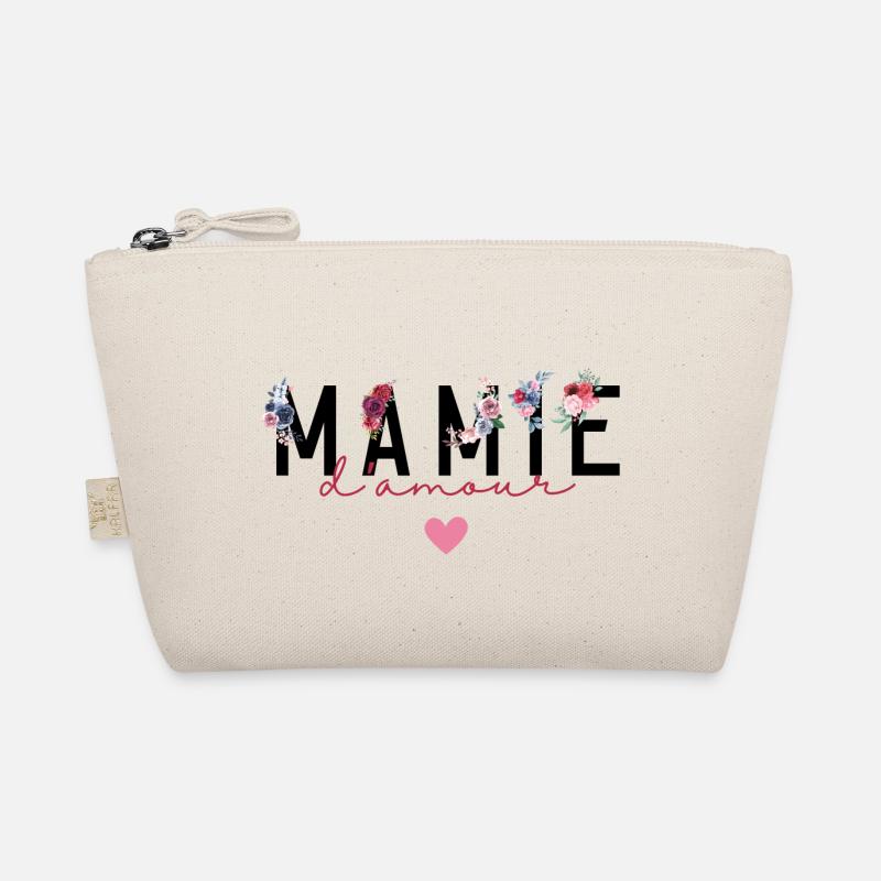 Mamie d’amour fleurs- idée cadeau mamie Trousse biologique