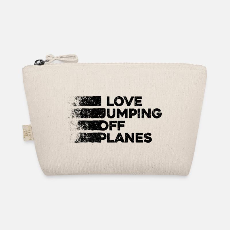 Skydiving Passion Design. Perfect Adrenaline Gift Organic Pouch