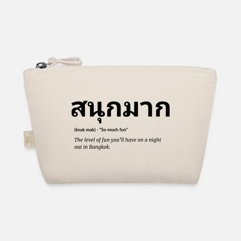 thai sprache Bio-Täschchen