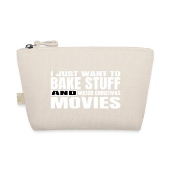 happy funny gym beach holiday baker work beard - Bio-Täschchen - Natur - Vorne