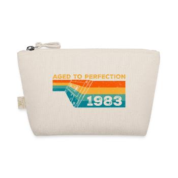 Jahrgang 1983 - 1983 Retro Geburtstagsgeschenk - Bio-Täschchen - Natur - Vorne