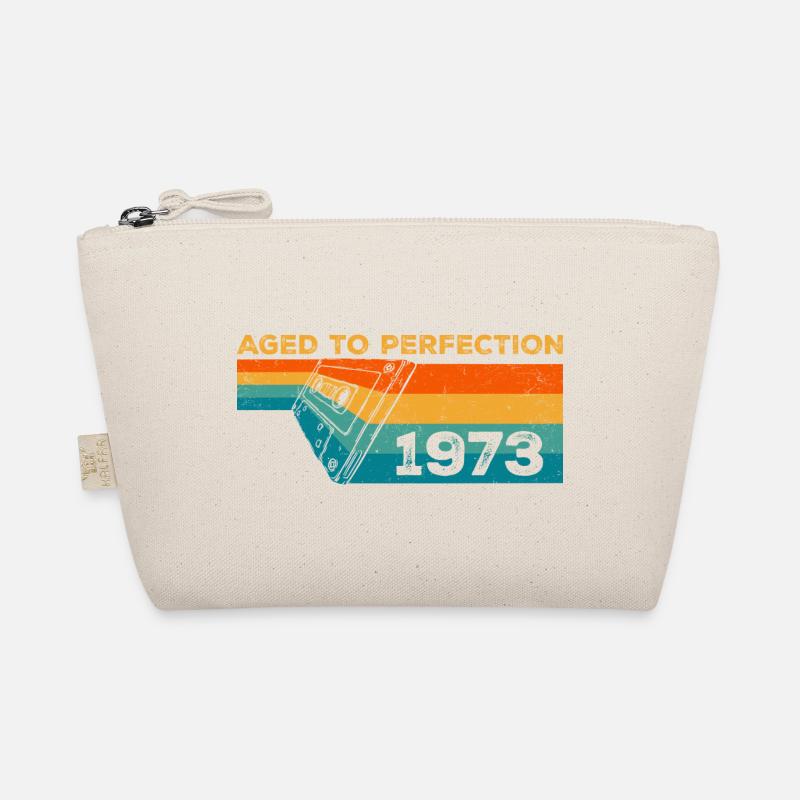 Vintage 1973 - 1973 Retro Birthday Gift Organic Pouch