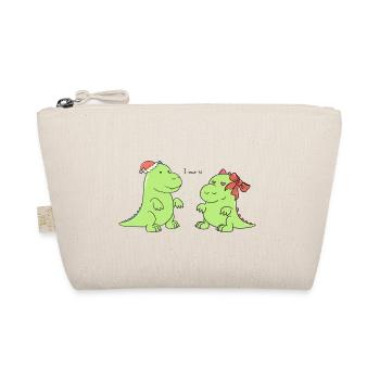 little dinosaurs - I rawr and - Organic Pouch - nature - Front