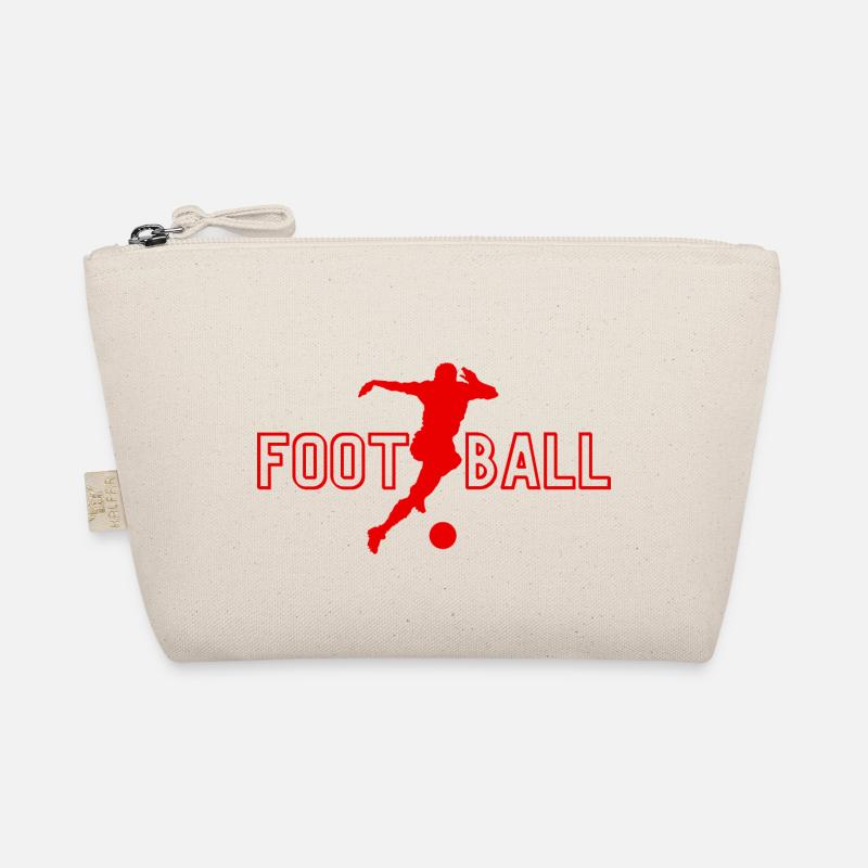 Fußball - Fußball Geschenkidee - Bio-Täschchen - Natur