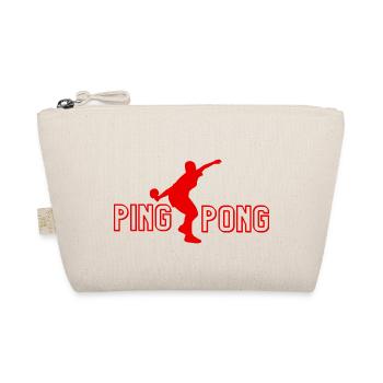 Ping-pong- idée cadeau ping pong - Trousse biologique - nature - Devant