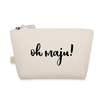 Oh maju Majusebetter Trier Spruch lustig - Bio-Täschchen - Natur - Vorne