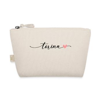 Torina Name Kalligrafie Schrift - Bio-Täschchen - Natur - Vorne